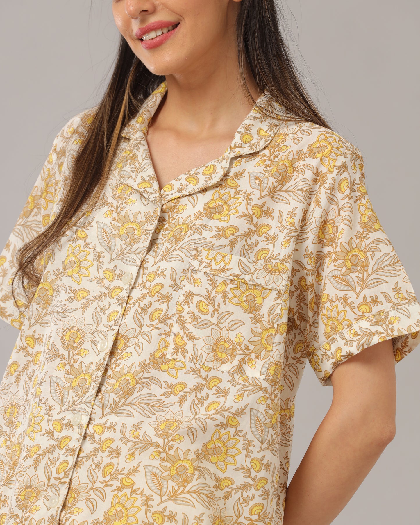 Sunflower PJ Shorts Set