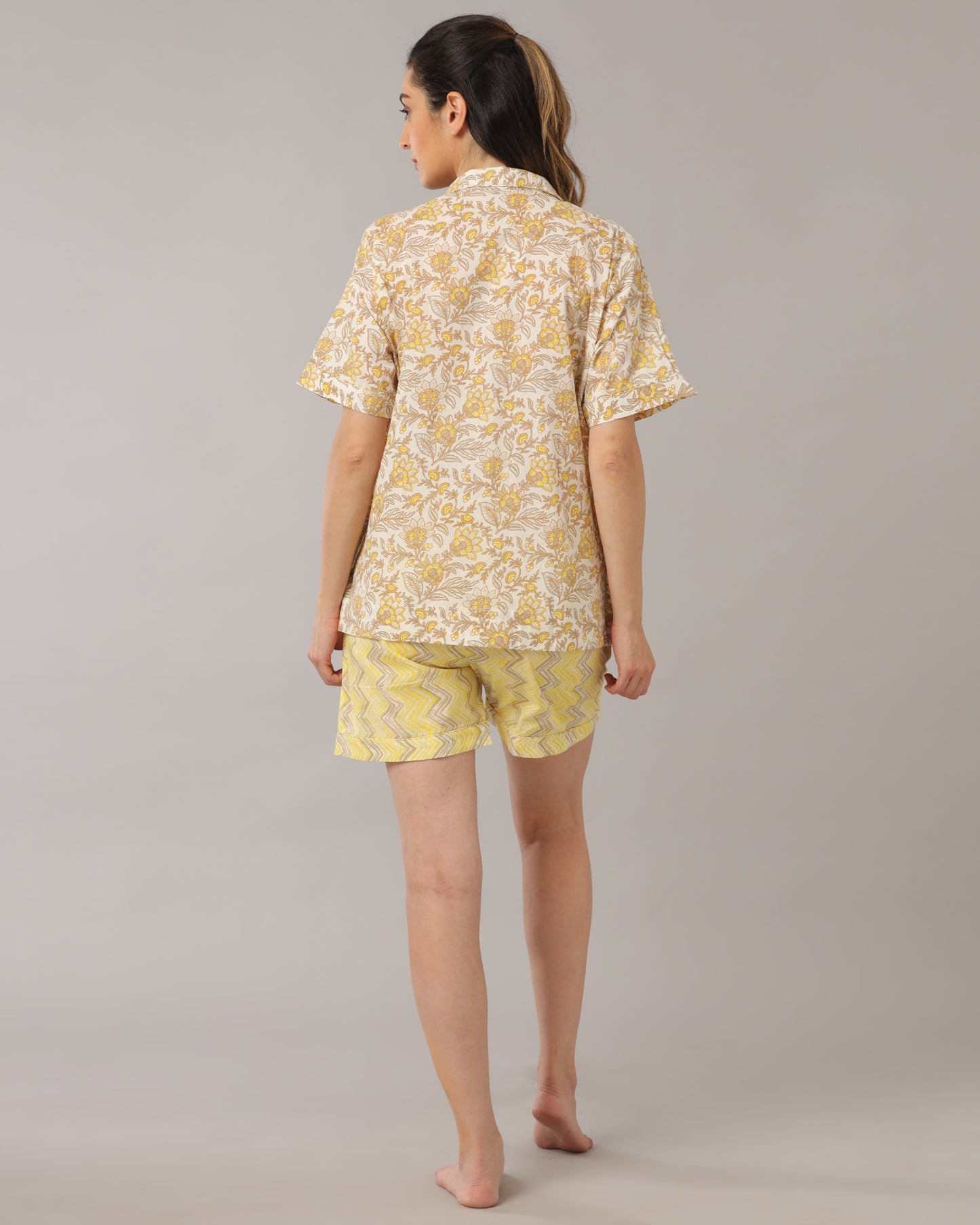 Sunflower PJ Shorts Set