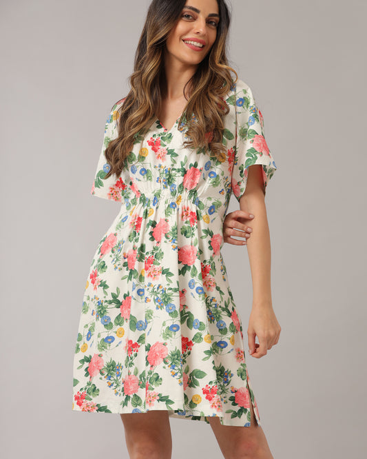 Rose Kaftan Dress