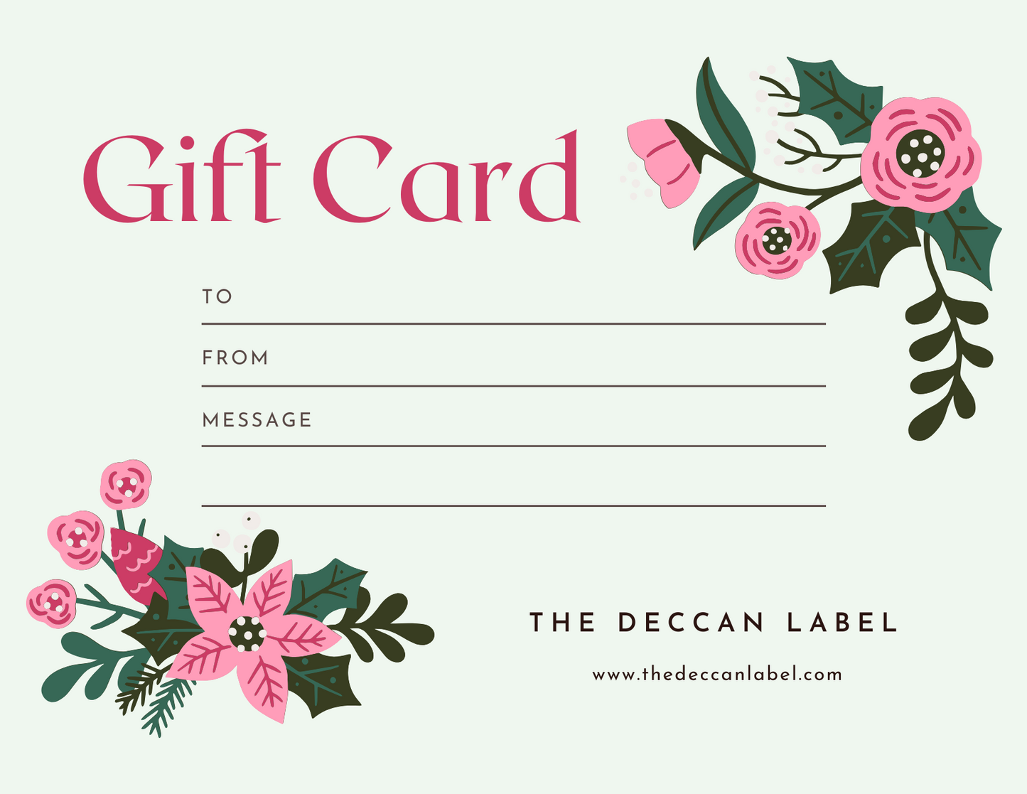 The Deccan Label Gift Card